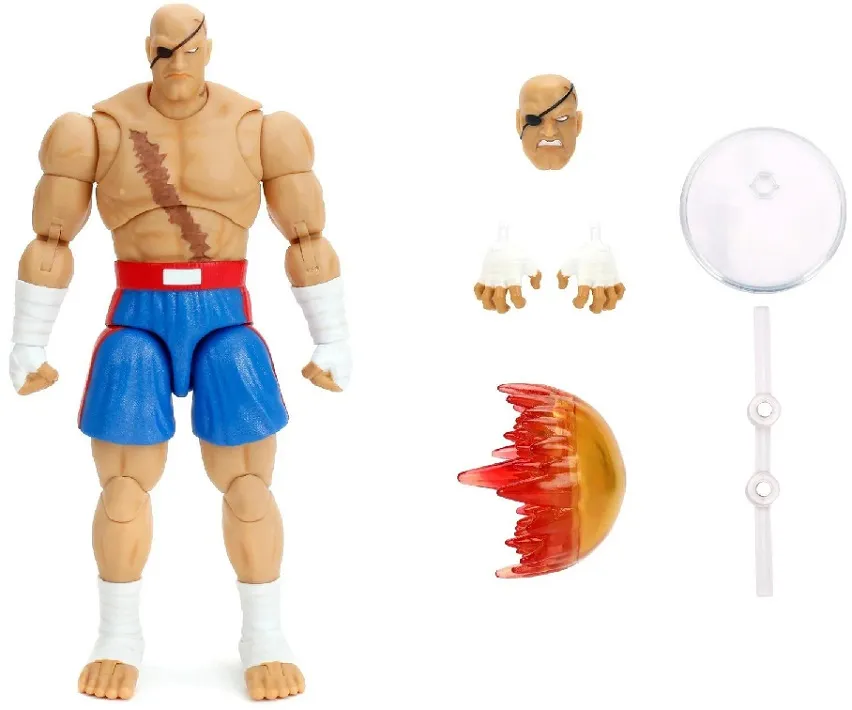 ULTRA STREET FIGHTER II: THE FINAL CHALLENGERS ACTION FIGURE 1/12 SAGAT 15 CM